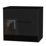 Monaco 2 Drawer Midi Chest - Welcome Furniture