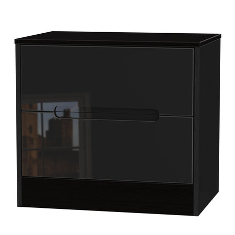 Monaco 2 Drawer Midi Chest - Welcome Furniture