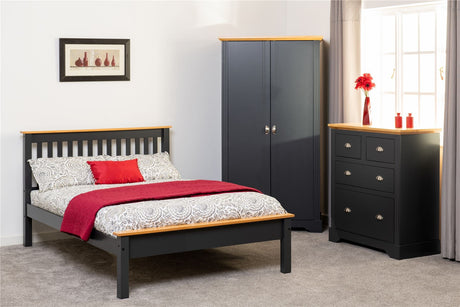 Monaco 4ft Bed Low Foot End - Seconique