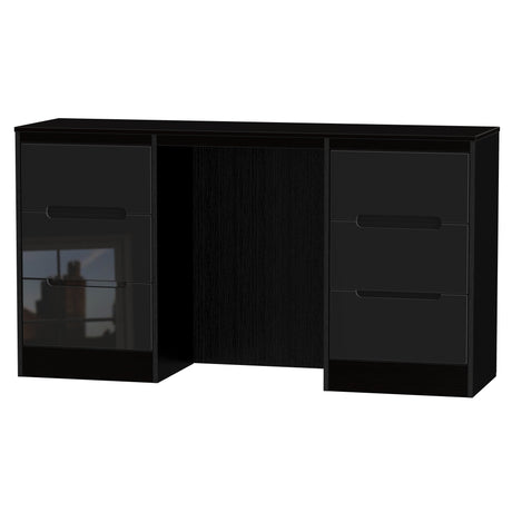 Monaco Double Pedestal 6 Drawer Dressing Table - Welcome Furniture