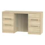 Monaco Double Pedestal 6 Drawer Dressing Table - Welcome Furniture