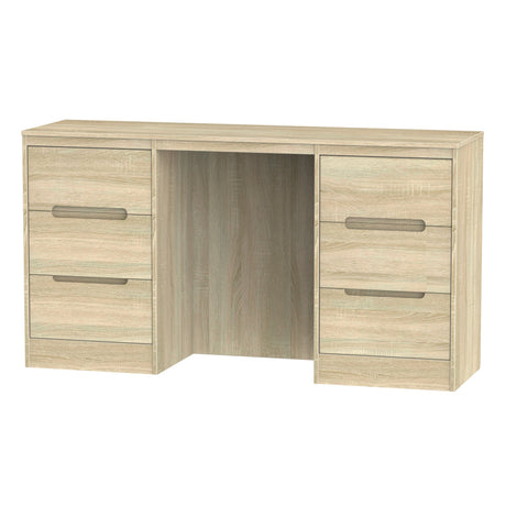 Monaco Double Pedestal 6 Drawer Dressing Table - Welcome Furniture