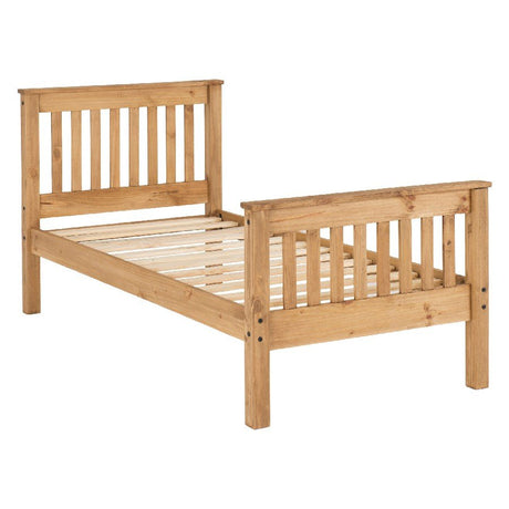 Monaco High Foot End Bed Frame - Seconique