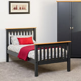 Monaco High Foot End Bed Frame - Seconique