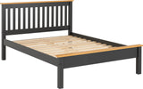 Monaco Low Foot End Bed Frame - Seconique