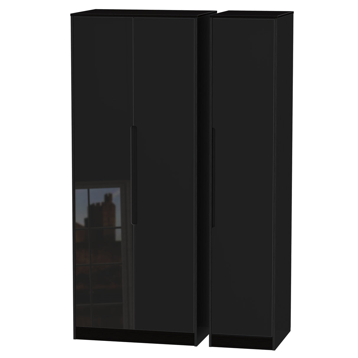 Monaco Triple Wardrobe (2 Door and 1 Door) - Welcome Furniture
