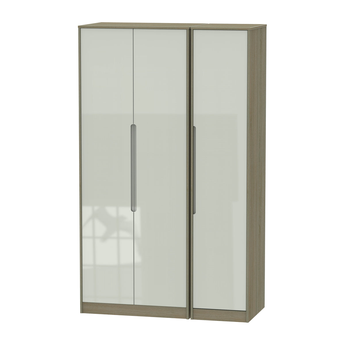 Monaco Triple Wardrobe (2 Door and 1 Door) - Welcome Furniture