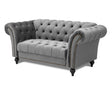 Monroe Curved Velvet 2 Seater Sofa - TGC