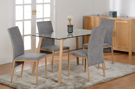 Morton Dining Table Set with 4 Chairs - Seconique