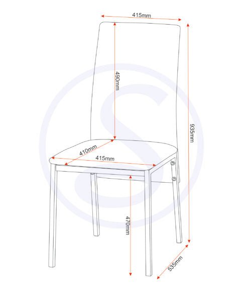 Morton Dining Table Set with 4 Chairs - Seconique