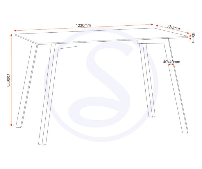 Morton Dining Table Set with 4 Chairs - Seconique