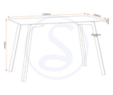 Morton Dining Table Set with 4 Chairs - Seconique