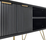 Murano 2 Door 1 Shelf TV Unit - Julian Bowen