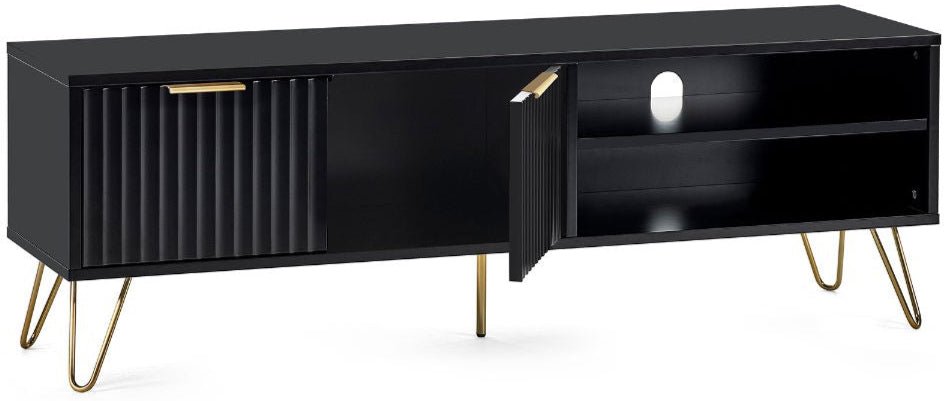 Murano 2 Door 1 Shelf TV Unit - Julian Bowen