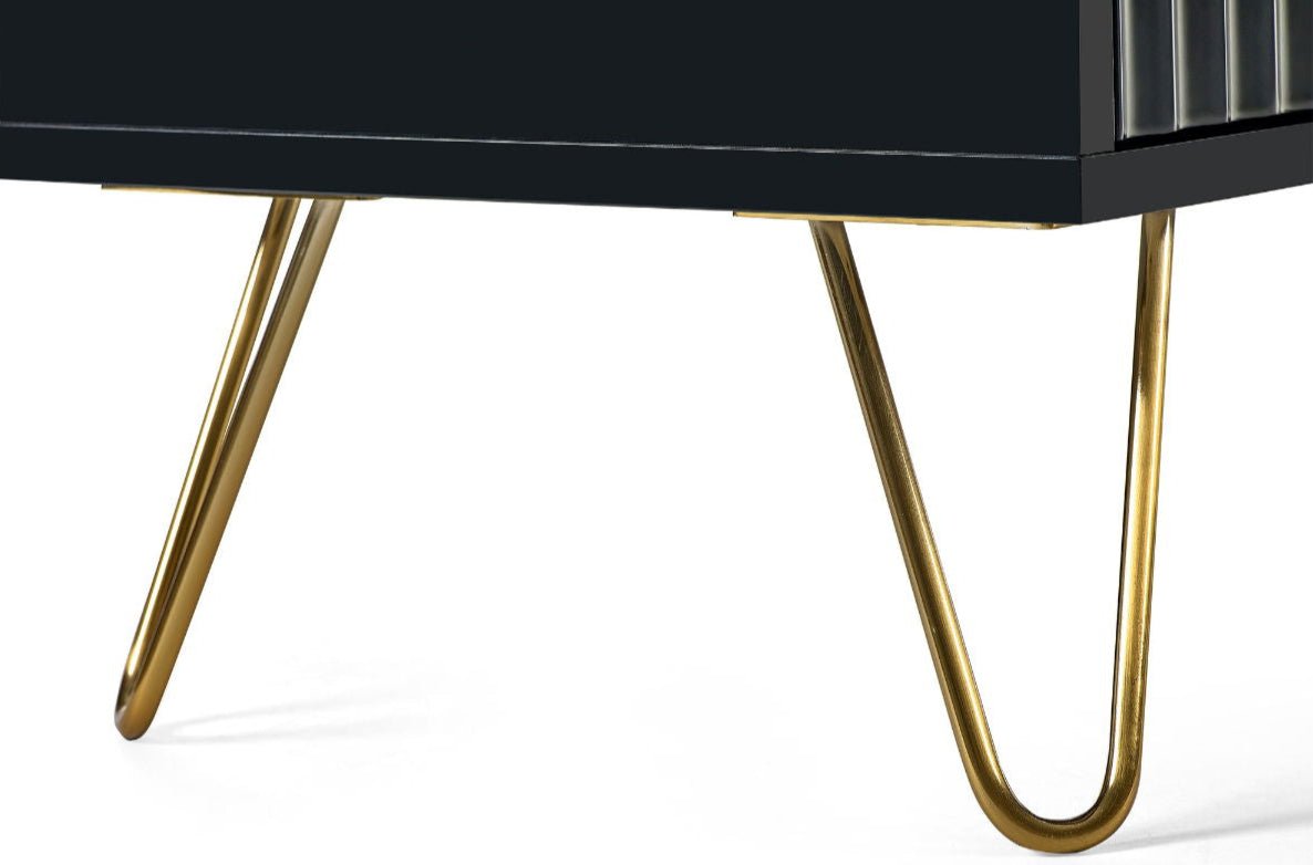 Murano 2 Door 1 Shelf TV Unit - Julian Bowen