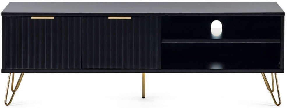 Murano 2 Door 1 Shelf TV Unit - Julian Bowen