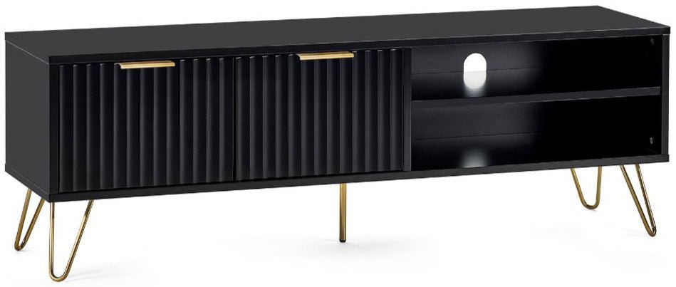 Murano 2 Door 1 Shelf TV Unit - Julian Bowen