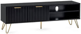 Murano 2 Door 1 Shelf TV Unit - Julian Bowen