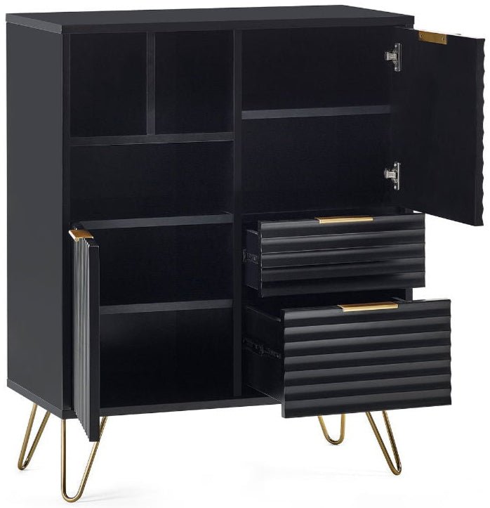 Murano 2 Door 2 Drawer Sideboard - Julian Bowen