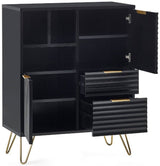 Murano 2 Door 2 Drawer Sideboard - Julian Bowen