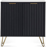 Murano 2 Door Compact Sideboard - Julian Bowen