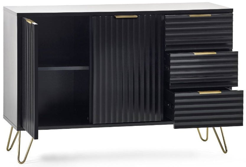 Murano 3 Drawer 2 Door Large Sideboard - Julian Bowen