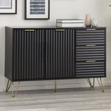 Murano 3 Drawer 2 Door Large Sideboard - Julian Bowen