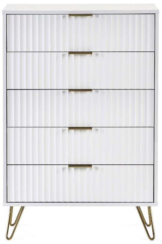 Murano 5 Drawer Chest - Julian Bowen