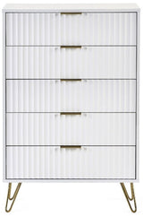 Murano 5 Drawer Chest - Julian Bowen