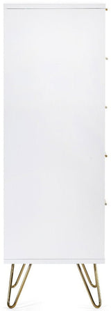 Murano 5 Drawer Tallboy - Julian Bowen