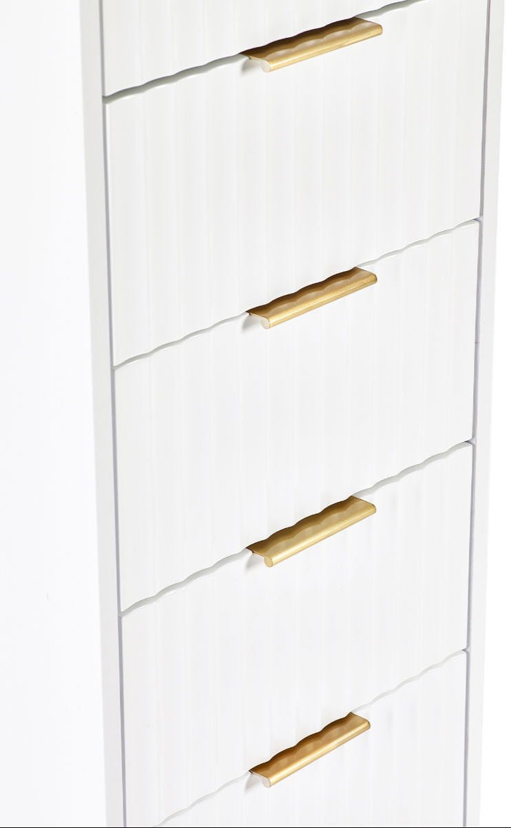 Murano 5 Drawer Tallboy - Julian Bowen
