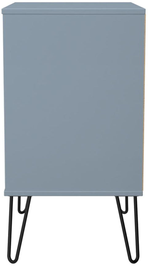 Harlequin 3 Drawer Midi Chest with Black Hairpin Legs