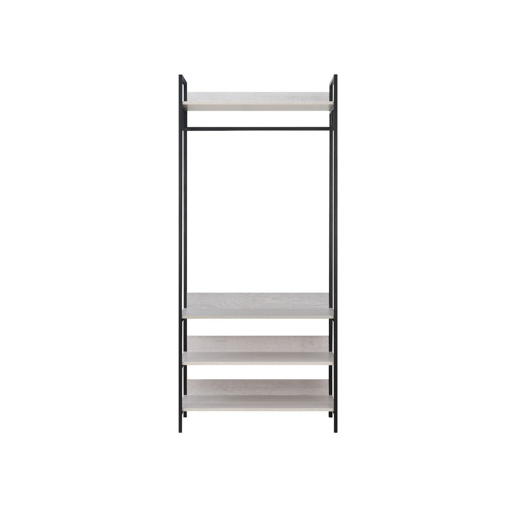 Alva Open Wardrobe with 2 Drawers 3 Piece Bedroom Set