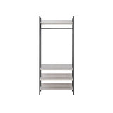 Alva Open Wardrobe with 2 Drawers 3 Piece Bedroom Set