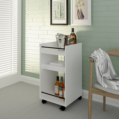 Naples Serving Cart/Side Table - Seconique