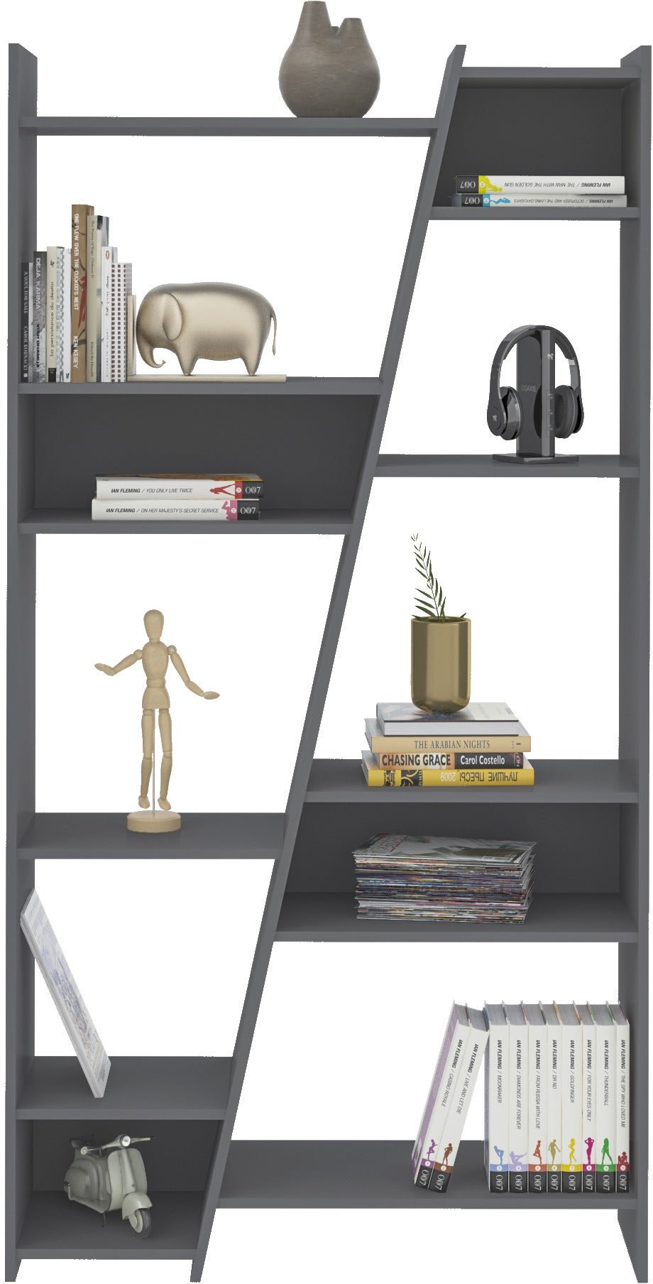 Naples Tall Bookcase - Seconique