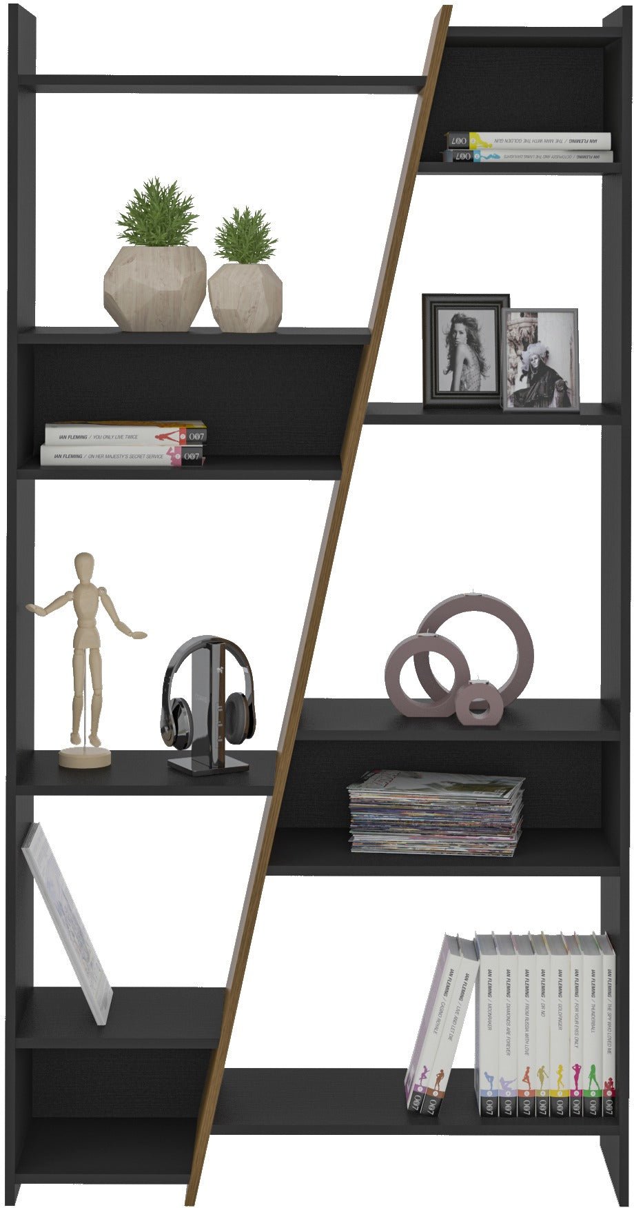 Naples Tall Bookcase - Seconique