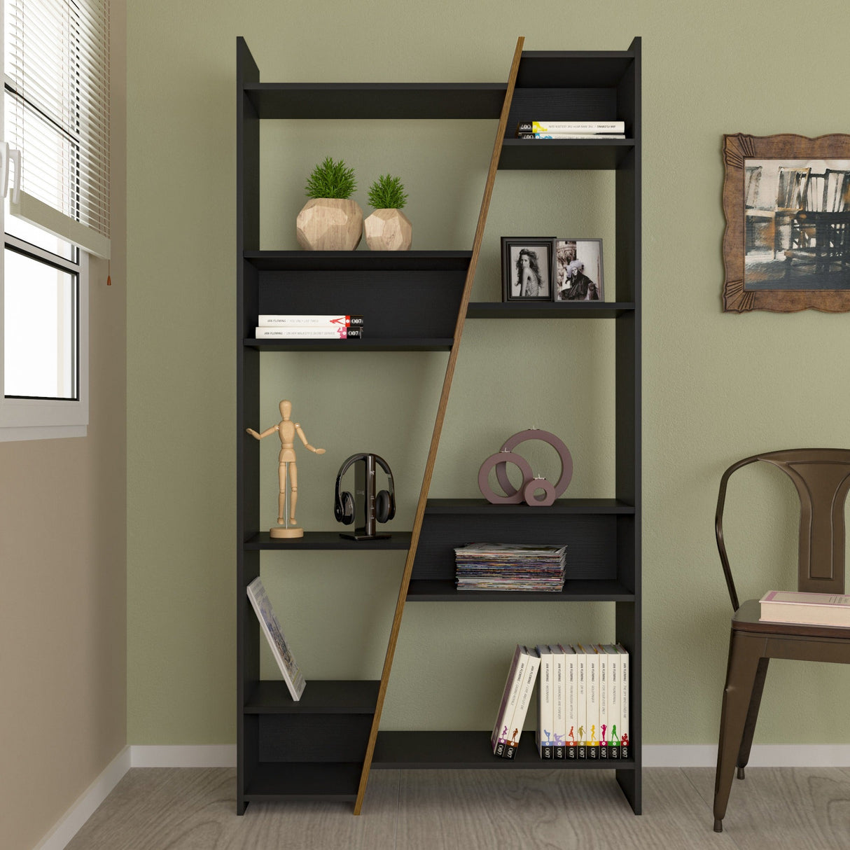 Naples Tall Bookcase - Seconique