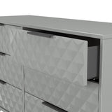 Harlequin 6 Drawer Chest with Black Hairpin Legs