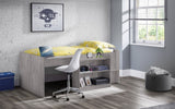 Neptune Mid Sleeper Bed with Desk & Storage - Julian Bowen