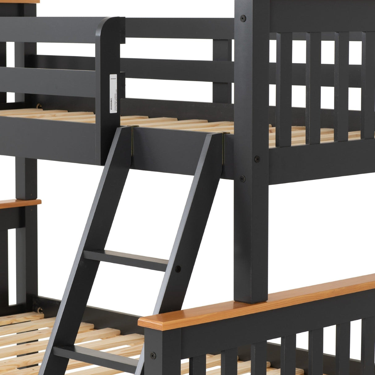 Neptune Triple Sleeper Bunk Bed 3ft & 4ft - Seconique