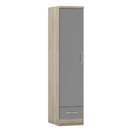 Nevada 1 Door 1 Drawer Wardrobe - Seconique