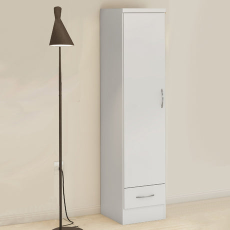 Nevada 1 Door 1 Drawer Wardrobe - Seconique
