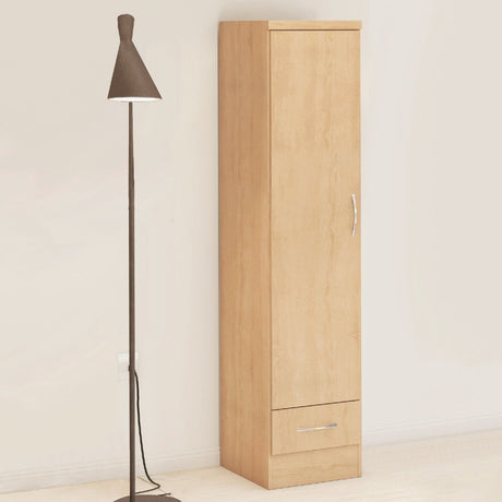 Nevada 1 Door 1 Drawer Wardrobe - Seconique