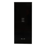 Nevada 2 Door 1 Drawer Wardrobe - Seconique