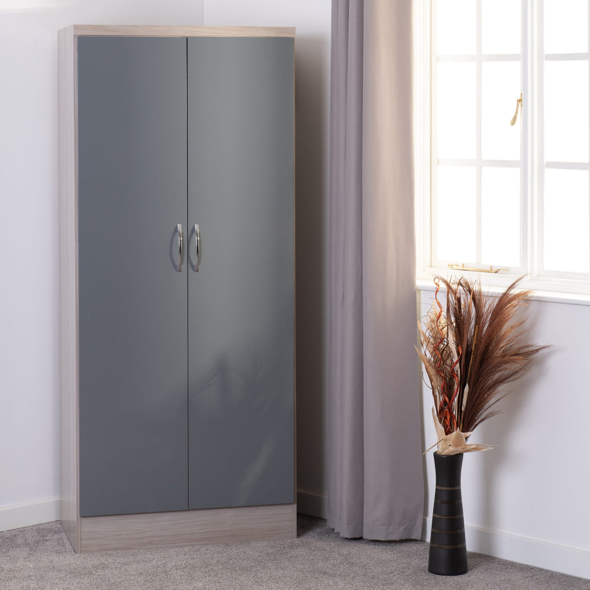 Nevada 2 Door Wardrobe - Seconique