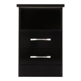 Nevada 2 Drawer Bedside Cabinet - Seconique