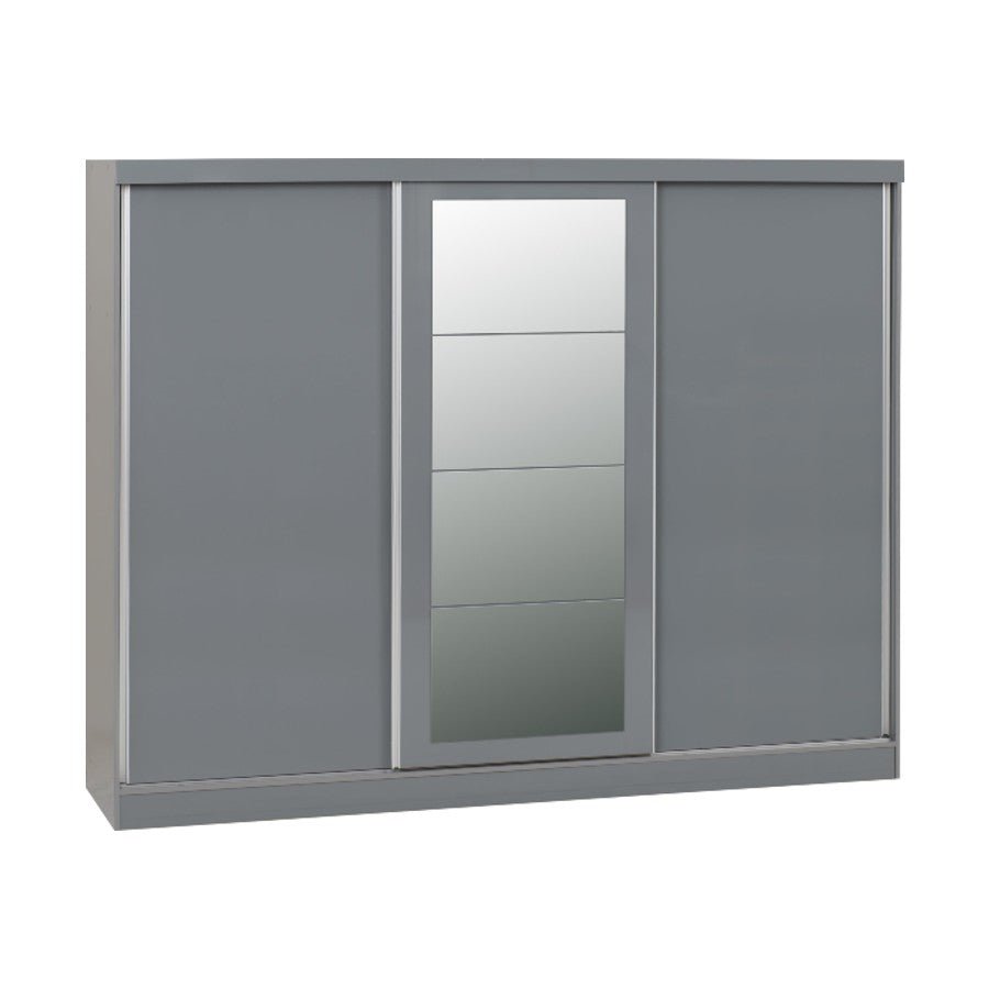 Nevada 3 Door Sliding Wardrobe - Seconique