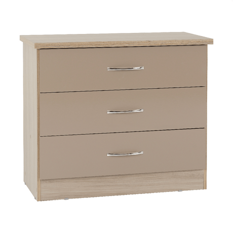 Nevada 3 Drawer Chest - Seconique
