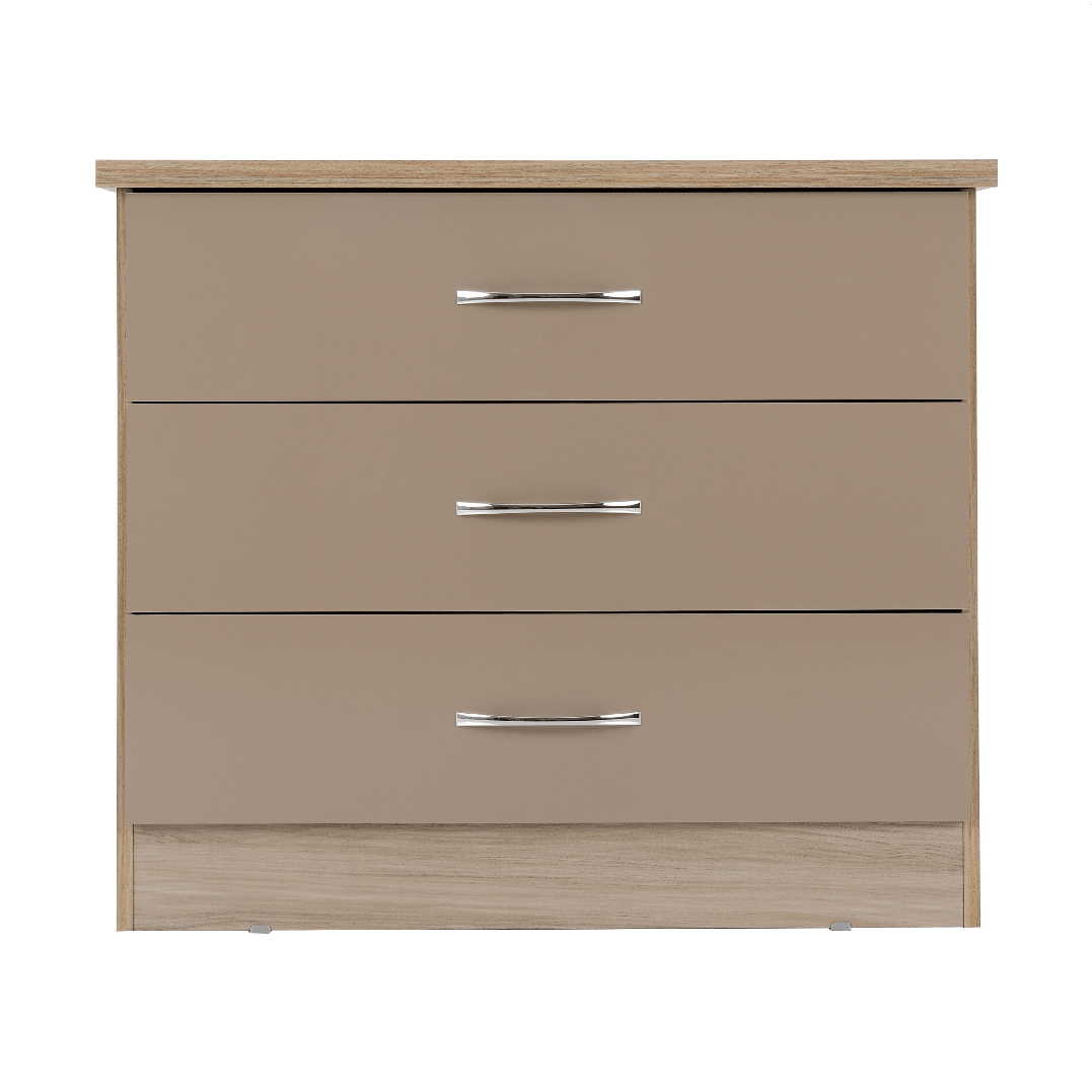 Nevada 3 Drawer Chest - Seconique